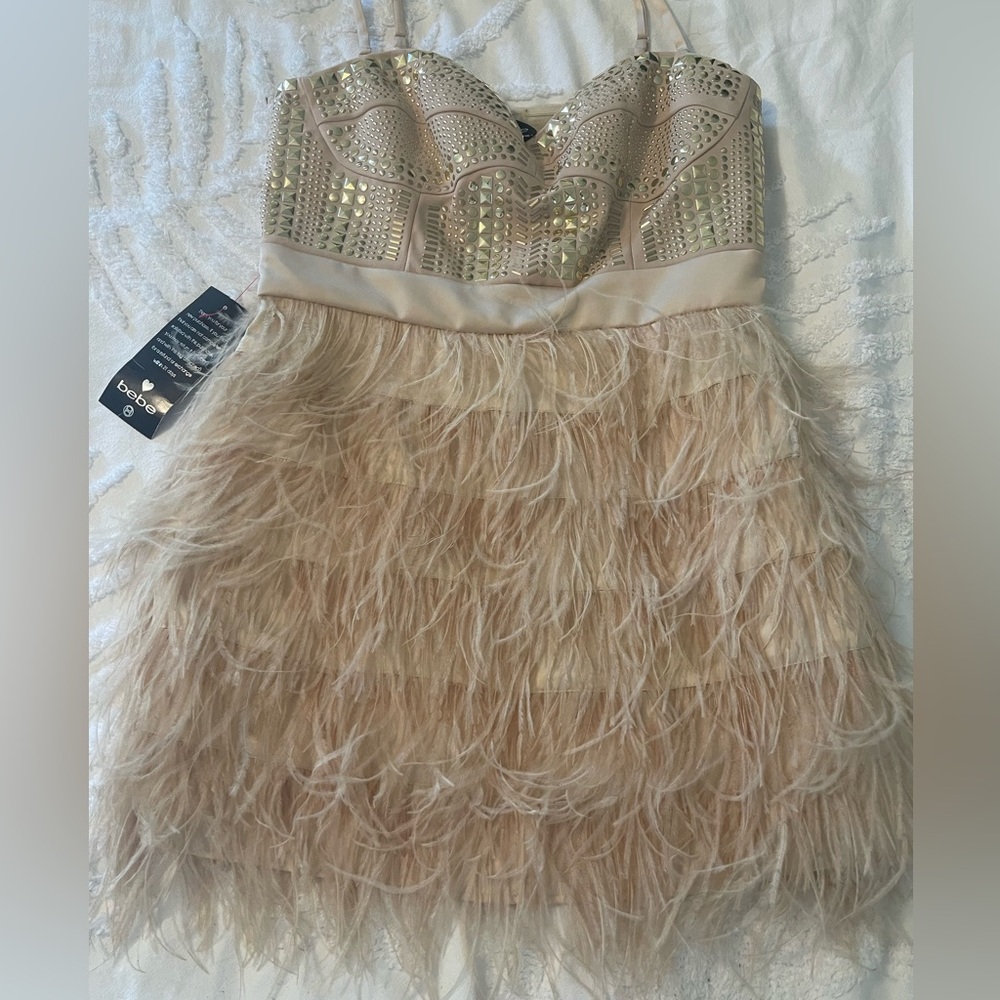 Bebe Feather Dress
